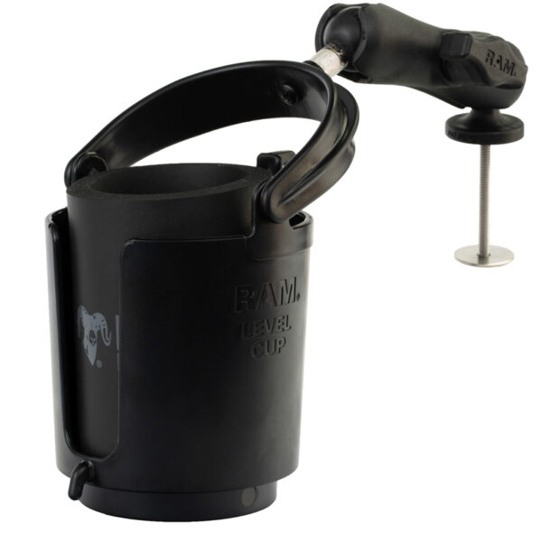RAM Level Cup 16oz Portabevande con adattatore base a 5 punti Ram Mounts RAP-B-132-5