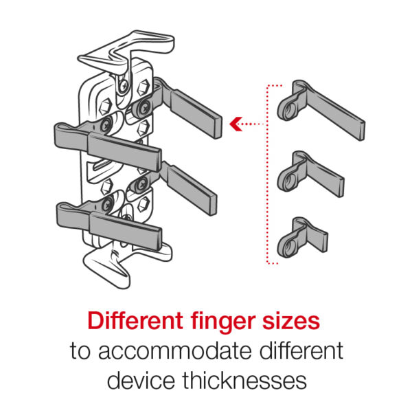 RAM Supporto Universale Composito Finger-Grip con Base Drill-Down Ram Mounts RAP-B-138-UN4 - immagine 4