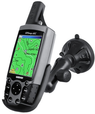 RAM Twist-Lock Supporto a ventosa a basso profilo per Garmin GPS 60 più Altro Ram Mounts RAP-B-166-2-GA12U