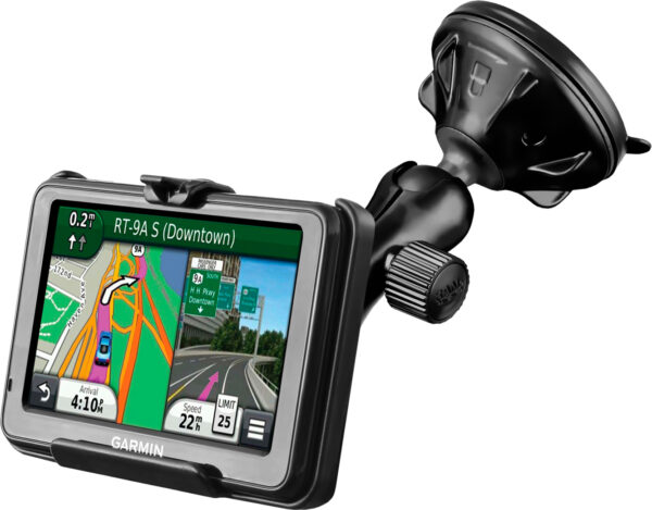 RAM Twist-Lock Supporto a ventosa a basso profilo per Garmin nuvi 200W più Altro Ram Mounts RAP-B-166-2-GA25U