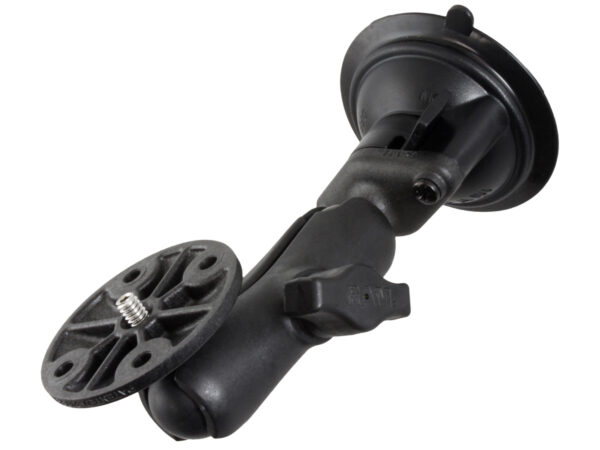 RAM Twist-Lock Supporto a ventosa in composito con piastra rotonda e perno da 1/4"-20 Ram Mounts RAP-B-166-202AU