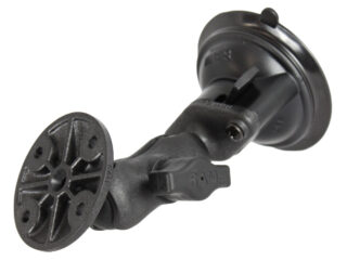RAM Twist-Lock Supporto a Ventosa in Composito con Piastra Tonda - Corto Ram Mounts RAP-B-166-A-202U