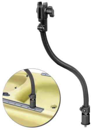 RAM Flex-Rod 18" Braccio a presa Singola con Base a Binario Ram Mounts RAP-B-200-1-TRA1-18U