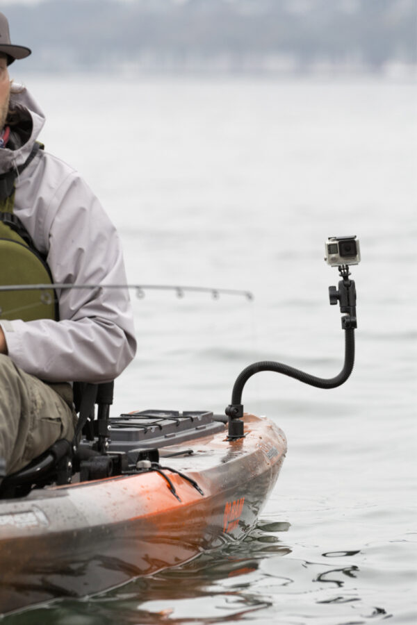 RAM Flex-Rod 18" Braccio a presa Singola con Base a Binario Ram Mounts RAP-B-200-1-TRA1-18U - immagine 2