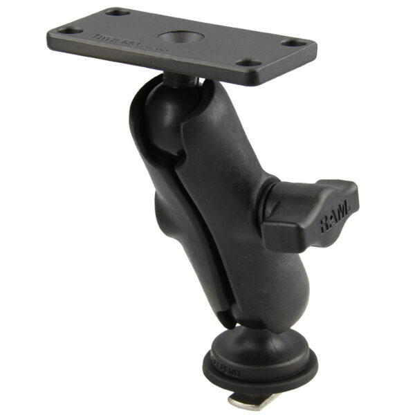 RAM Track Ball Doppio Supporto a Sfera per Humminbird Helix 5 Ram Mounts RAP-B-202-153-354-TRA1U - immagine 2