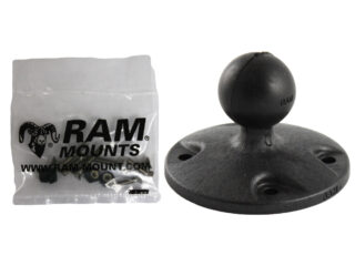 Piastra rotonda composita RAM con sfera e viteria per Garmin GPSMAP più altro Ram Mounts RAP-B-202-G1U
