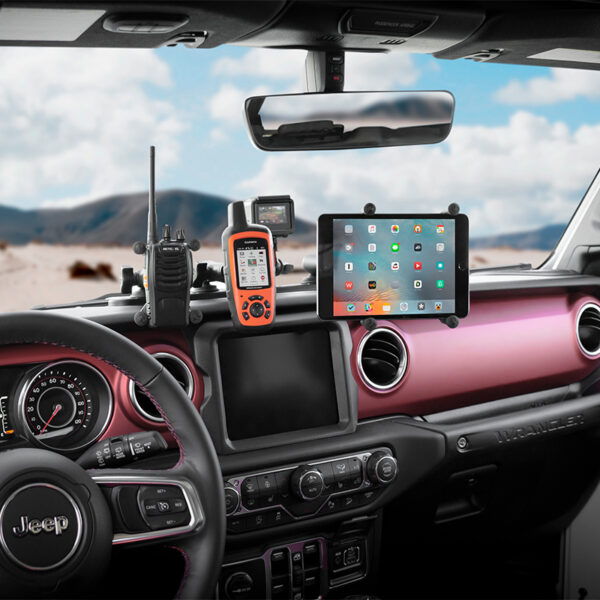 RAM Track Ball Doppio Supporto a Sfera con Supporto per Clip Garmin Ram Mounts RAP-B-202-GA76-TRA1U - immagine 6