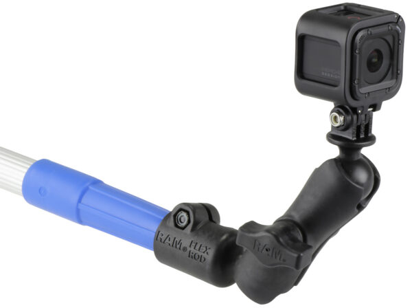 RAM Adattatore per palo per montaggio su tele con adattatore per action cam Ram Mounts RAP-B-218-1-GOP1U - immagine 2