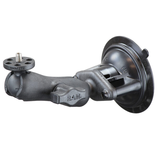 RAM Twist-Lock Supporto a ventosa in composito con adattatore per fotocamera da 1/4"-20 Ram Mounts RAP-B-224-1-366 - immagine 2