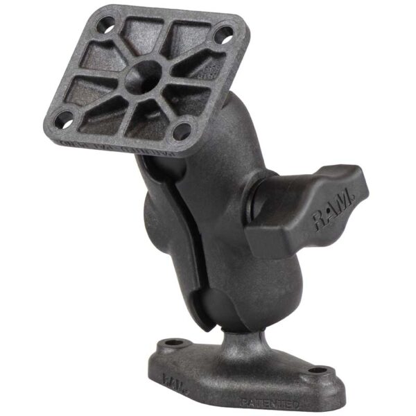 RAM Montaggio a doppia sfera in composito con piastre diamantate e AMPS Ram Mounts RAP-B-238-A-347U