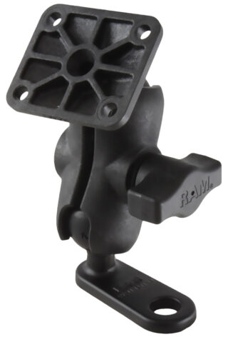 RAM Doppio supporto a sfera con adattatore a testa di bullone da 11 mm e piastra AMPS Ram Mounts RAP-B-252-A-347U