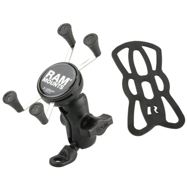 Supporto X-Grip per telefono con adattatore a testa di bullone angolato da 9 mm Ram Mounts RAP-B-272-A-UN7U - immagine 2