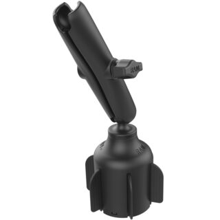 RAM Supporto Portabicchieri Stubby con Doppio Braccio a presa - Lungo Ram Mounts RAP-B-299-4-201U-C