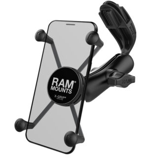 RAM X-Grip Supporto per telefono grande con RAM Mirror-Mate per furgone Sprinter Ram Mounts RAP-B-369C-UN10BU