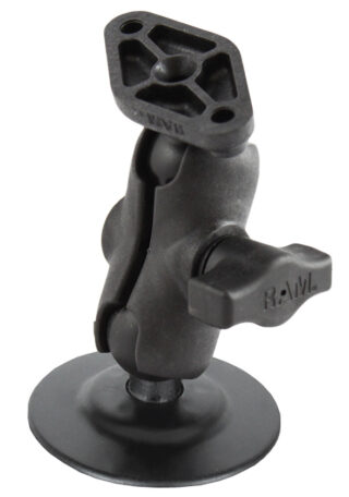 RAM Flex Adesivo Doppio Montaggio a Sfera con Piastra a rombo - Misura B Corto Ram Mounts RAP-B-378-A-238U