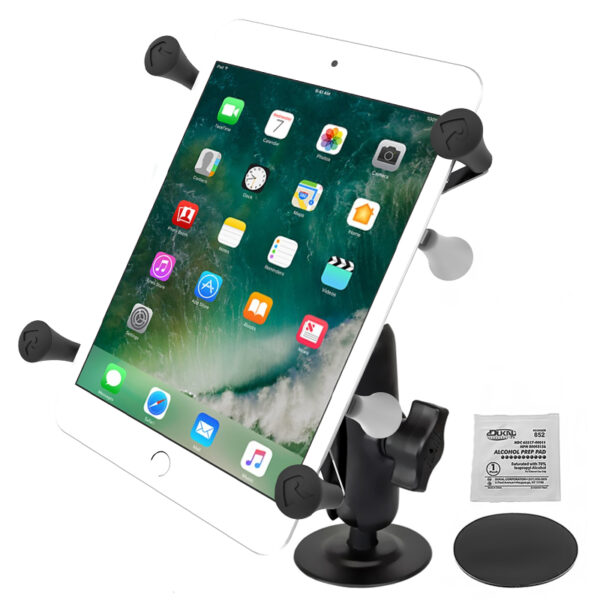 RAM® X-Grip® with Flex Adhesive Base for 7"-8" Tablets Ram Mounts RAP-B-378-UN8