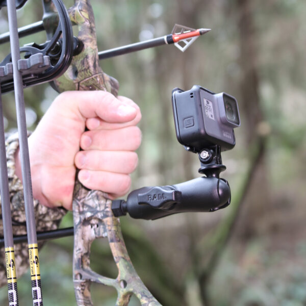 RAM Supporto per Bow-Cam con adattatore universale per action cam Ram Mounts RAP-B-379-312437-GOP1 - immagine 6