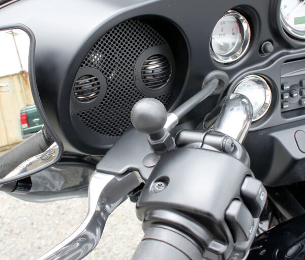 RAM Tough-Ball Mirror Base per Harley-Davidson Motorcycles Ram Mounts RAP-B-379-HA1U - immagine 2