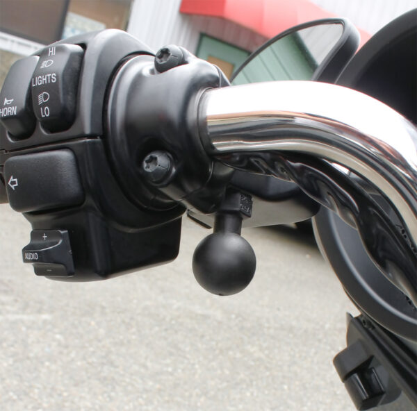 RAM Tough-Ball Mirror Base per Harley-Davidson Motorcycles Ram Mounts RAP-B-379-HA1U - immagine 3