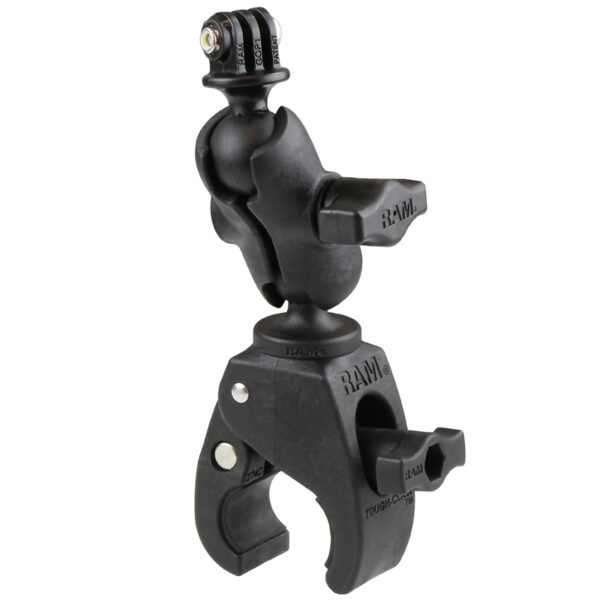 RAM Tough-Claw Clamp Mount con adattatore per action cam - Composito Ram Mounts RAP-B-400-A-GOP1U - immagine 2