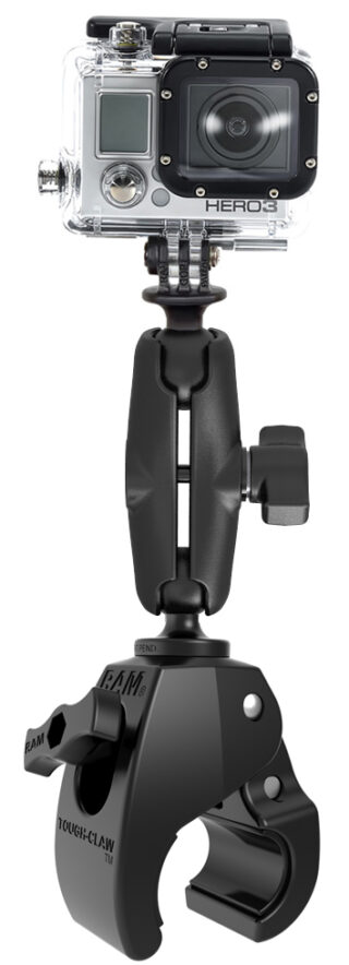 RAM Tough-Claw Supporto a morsetto medio con adattatore universale per action cam Ram Mounts RAP-B-404-GOP1U