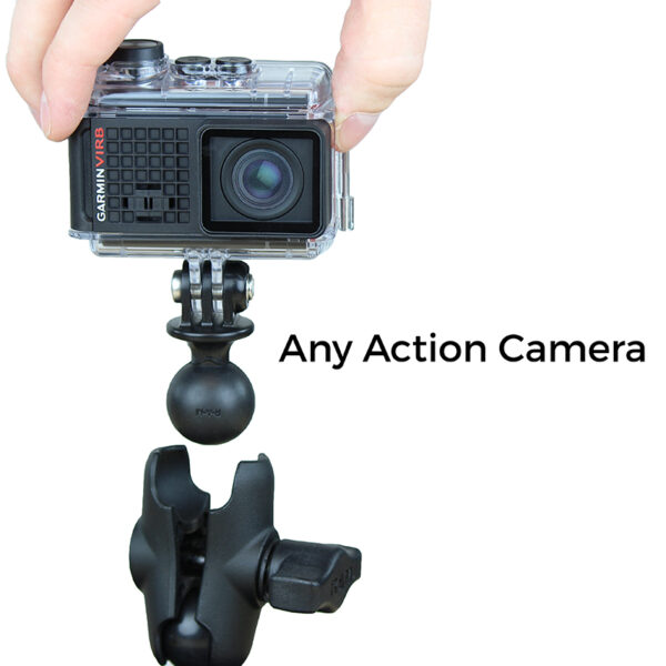 RAM® Ball Adapter for GoPro® Bases with Universal Action Camera Adapter Ram Mounts RAP-B-GOP2-A-GOP1 - immagine 4