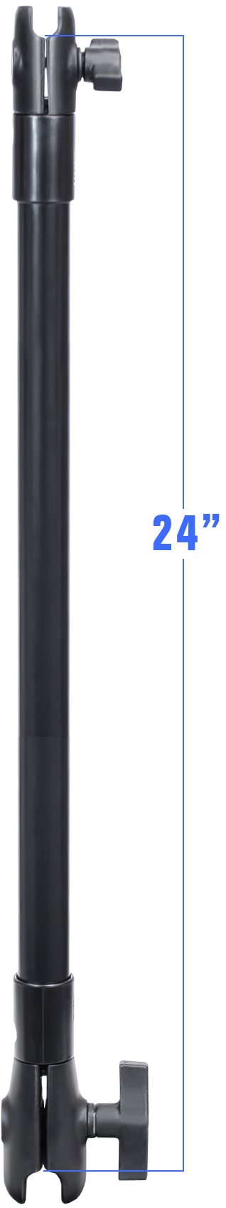 RAM 24 "Prolunga per tubo in PVC con bracci a presa tipo B e C Ram Mounts RAP-CB-201-24U