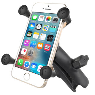 RAM® X-Grip® Phone Holder with Composite Double Socket Arm Ram Mounts RAP-HOL-UN7B-201