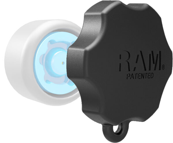 Manopola di ricambio Ram Mounts RAP-S-KEY3-6U Pin-Lock a 6-Pin Key per braccio di tipo B Size Socket - immagine 2