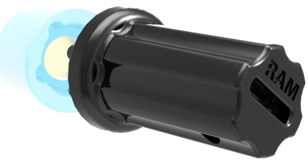 RAM Pin-Lock Chiave di ricambio a 4 pin per bracci a presa di dimensioni D ED E E Ram Mounts RAP-S-KEYN5-4U - immagine 2