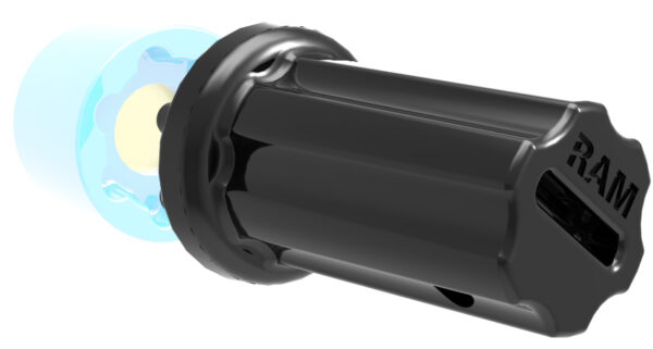 RAM Pin-Lock Chiave di ricambio a 7 pin per bracci a presa di dimensioni D ED E E Ram Mounts RAP-S-KEYN5-7U - immagine 2