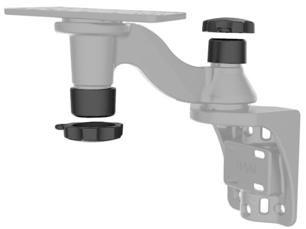 RAM Kit di Sicurezza Pin-Lock per Bracci Oscillanti Singoli Curvi Ram Mounts RAP-S-KNOB-109U - immagine 2
