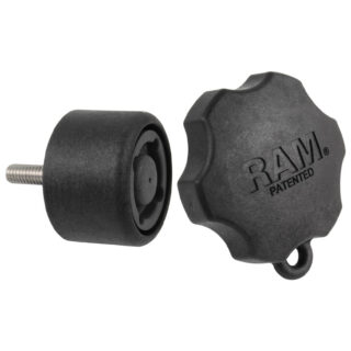 RAM Pin-Lock Manopola di Sicurezza a 4 Pin per Piastre Cardaniche a Braccio Oscillante Ram Mounts RAP-S-KNOB7-4U