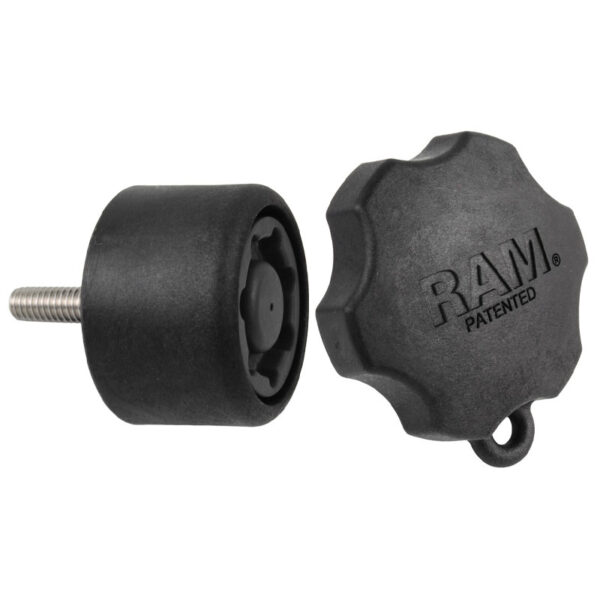 RAM Pin-Lock Manopola di Sicurezza a 7 Pin per Piastre Cardaniche a Braccio Oscillante Ram Mounts RAP-S-KNOB7-7U