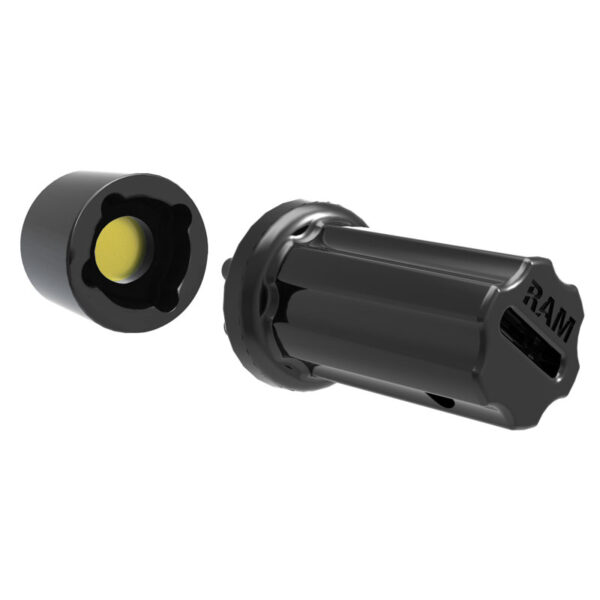 RAM Pin-Lock Dado di sicurezza a 4 pin per bracci a presa di dimensioni D ED E E Ram Mounts RAP-S-NUT5-4U - immagine 2