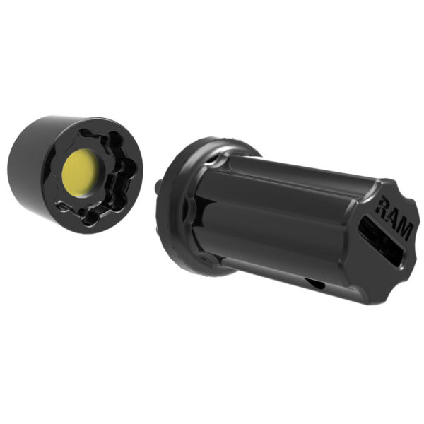 RAM Dado di sicurezza Pin-Lock per bracci a brugola di dimensioni D ED E E Ram Mounts RAP-S-NUT5U - immagine 2