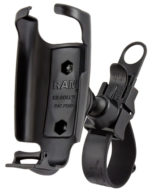 RAM EZ-Strap Rail Mount per Garmin Astro 320, GPSMAP 62 e 64 Series Ram Mounts RAP-SB-187-GA41 - immagine 2