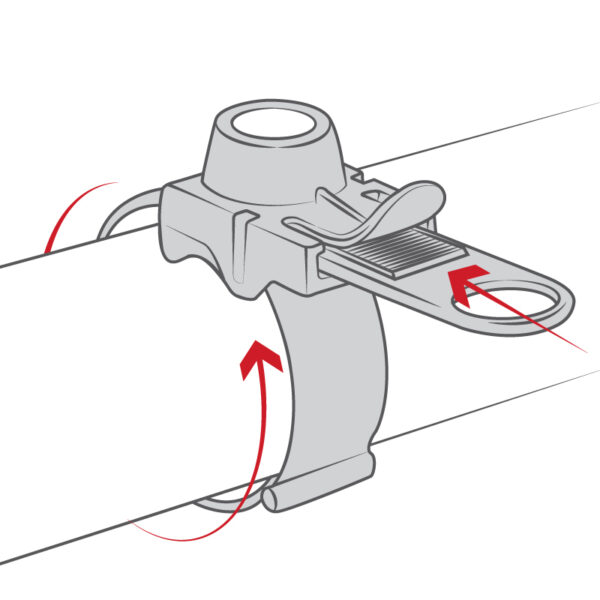 RAM EZ-Strap Base per montaggio su guida Ram Mounts RAP-SB-187BU - immagine 3