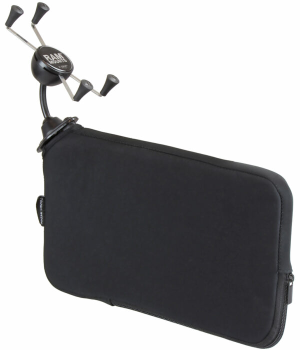 RAM X-Grip Supporto per telefono di grandi dimensioni con base a cuneo robusto RAM - Snap-Link Ram Mounts RAP-SB-407-UN10U
