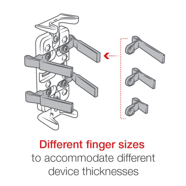 RAM Supporto Universale Finger-Grip con Supporto Corpo Ram Mounts RAP-UN4-BM-A1 - immagine 3