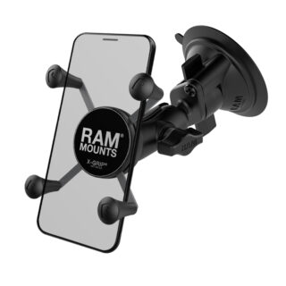 Supporto a ventosa con braccio piccolo Ram Mounts RAM-B-166-A-UN7U x-grip per smartphone da 5 pollici