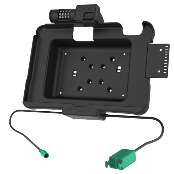 GDS Combo Locking Power più Dual USB Dock per Zebra ET5x 10.1" Series Ram Mounts RAM-HOL-ZE11PD2CLU - immagine 2