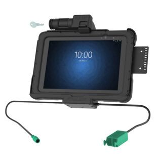 Alimentazione di blocco chiave GDS più doppio dock USB per Zebra ET5x 10.1" serie Ram Mounts RAM-HOL-ZE11PD2KLU