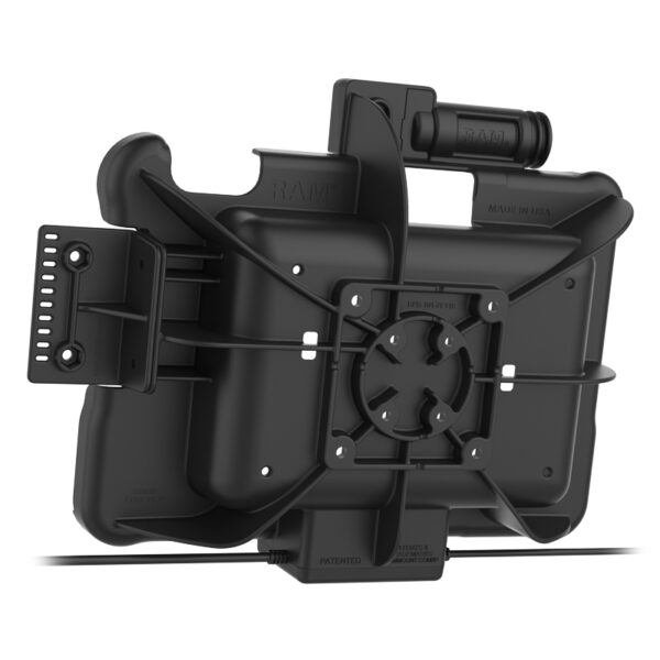 Alimentazione di blocco chiave GDS più doppio dock USB per Zebra ET5x 10.1" serie Ram Mounts RAM-HOL-ZE11PD2KLU - immagine 3