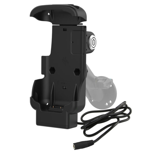 Cradle Docking alimentata con antifurto ram-mount RAM-HOL-ZE17L-2U per Zebra TC53 e TC58 - immagine 6