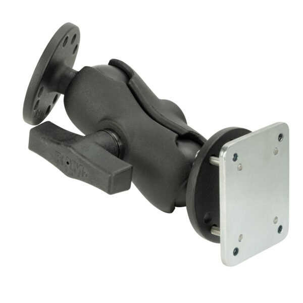 RAM Drill-Down Supporto per cruscotto con piastra di supporto - tipo C corto Ram Mounts RAM-101-B-225B2U - immagine 2