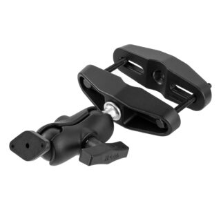 RAM Supporto Universale a Morsetto con Piastra a rombo - Braccio Corto tipo C Ram Mounts RAM-102U-B-247