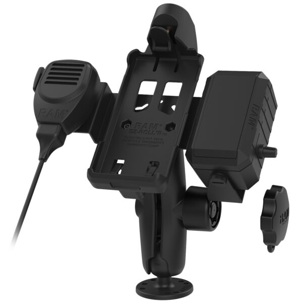 RAM Doppio Supporto a Sfera per Sonim XP10 con Altoparlante e Hardwire Bundle Ram Mounts RAM-138-S-SNM4PL-V7B1U - immagine 2