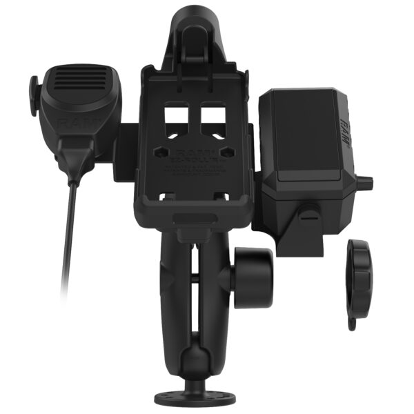 RAM Doppio Supporto a Sfera per Sonim XP10 con Altoparlante e Hardwire Bundle Ram Mounts RAM-138-S-SNM4PL-V7B1U - immagine 4