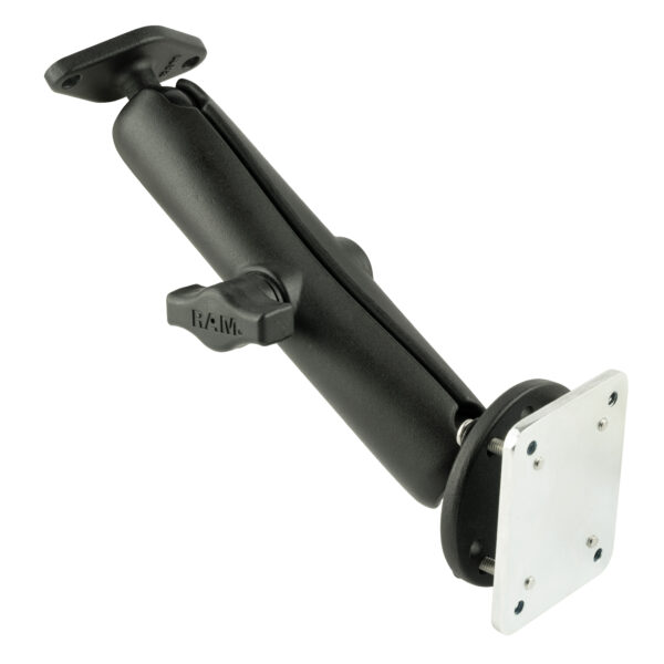 RAM Doppia Sfera Drill-Down Mount con Piastra a rombo e Piastra di Supporto Ram Mounts RAM-B-138U-C-INT3 - immagine 2